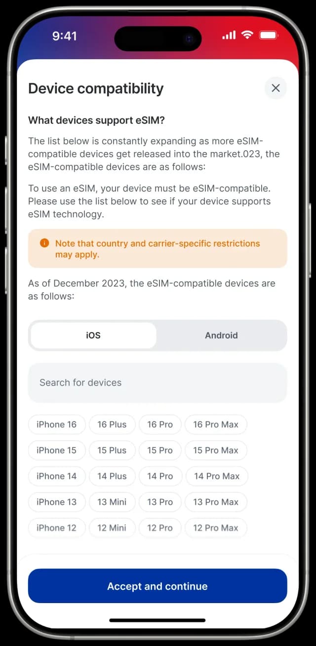 Device compatibility